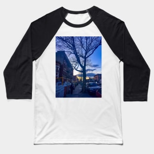 Sunset, Flatbush, Brooklyn, NYC Baseball T-Shirt